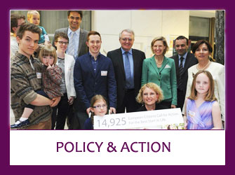 Photo of INHA fundraisers - Clicking on this image will take you to 'Policy & Action' section. 